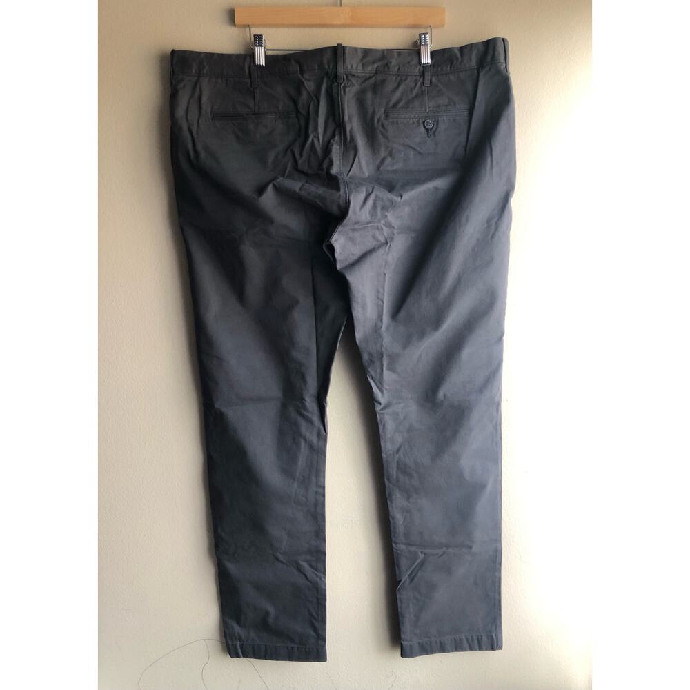New J.Crew Always 484 Men Slim fit stretch chino pant Gray Size 44x34 - Picture 8 of 13